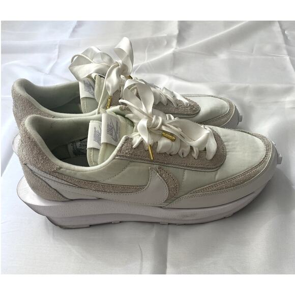 Mens Nike LDWaffle x Sacai White Nylon Size 11 - Picture 1 of 11